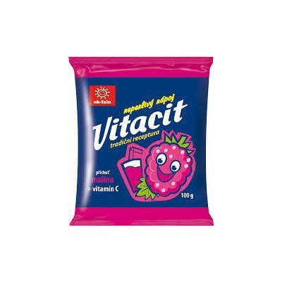 Vitacit neperlivý nápoj v prášku malina vitamín C 100。